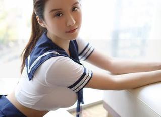 MFStar模范学院 – 原图画风清新，徐微微mia的清纯透出莫名的迷人气。