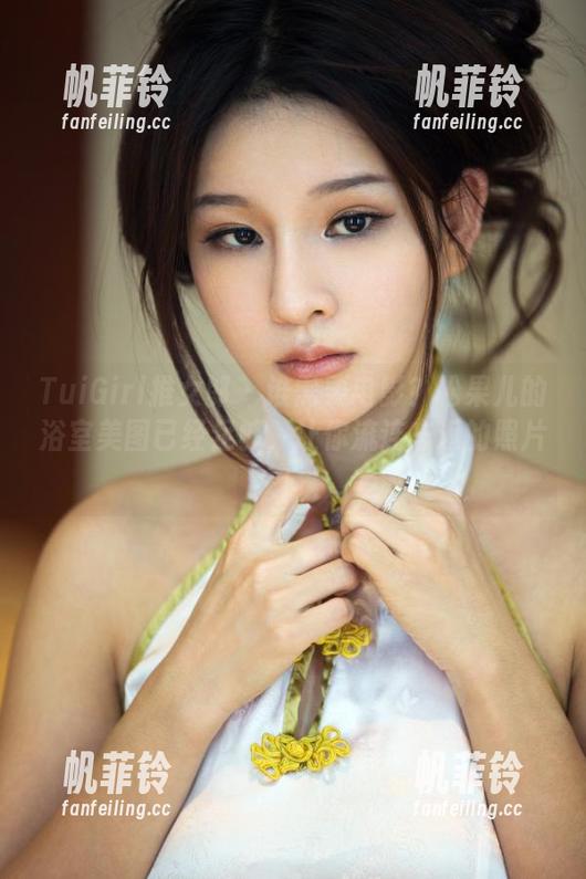 TuiGirl推女郎 - 谁需要电影？松果儿的浴室美图已经足够，让你流连忘返的照片！