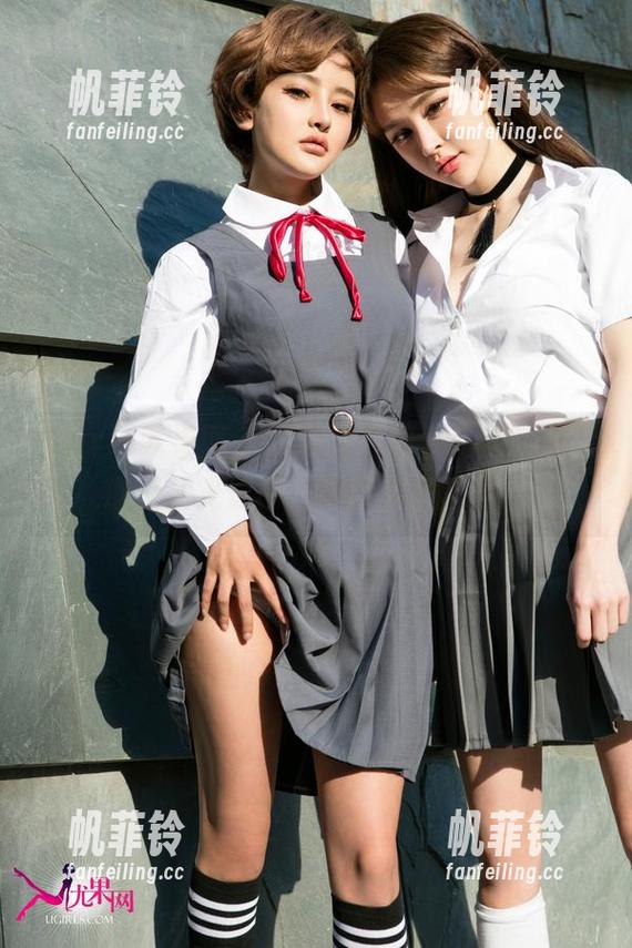 UGirls尤果网 - 这组校服照太真实，王尔琳无圣光原图，干脆直接了当。