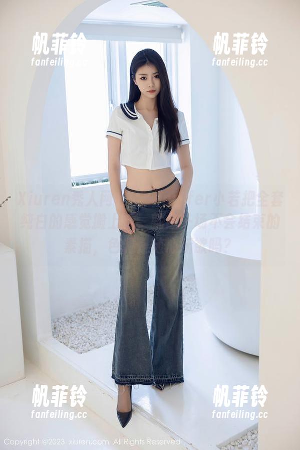 Xiuren秀人网 - 当Jennifer小若把全套纯白的感觉搬上纸，就像一场不会结束的素描，色调是随心所欲吗？