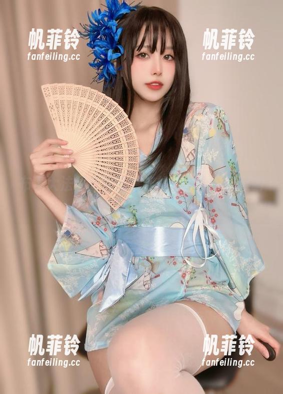 布丁大法的高清蓝色连体泳衣合集，眼睛要保值哦